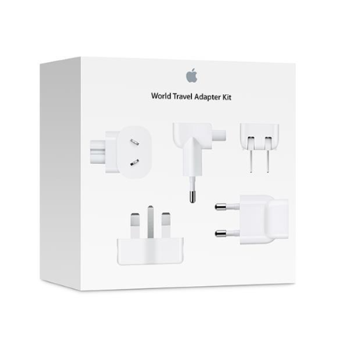 Apple World Travel Adapter Kit - Kit adattatori connettore alimentazione - per MacBook; MacBook Air (fine 2018, metà 2019), with Retina display; MacBook Pro